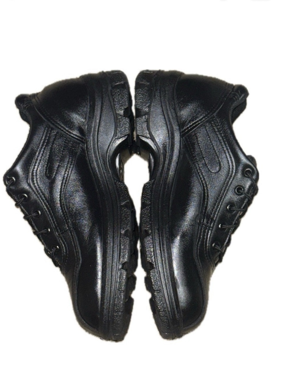 📫🥾 THOROGOOD Soft Streets Double Track Black Oxford USA Work Shoes Utility 10W